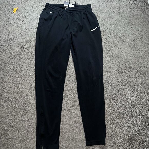 Y2K Nike Dri-FIT Academy Pro Soccer Warm-Up Pant Women's Small Black Pockets - Picture 1 of 8